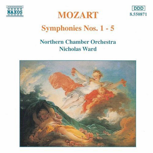 the album cover for Nicholas Ward - Symphonies 1-5