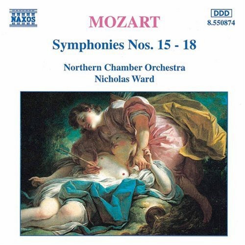 the album cover for Nicholas Ward - Symphonies 15-18