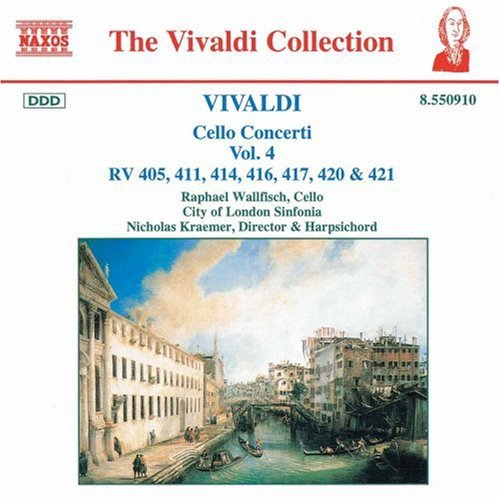 the album cover for RAPHAEL WALLFISCH - Cello Concerti 4