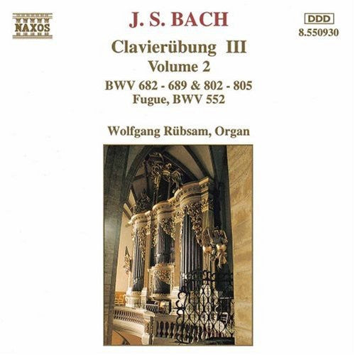 the album cover for J. RHEINBERGER - Clavierubung Volume 2