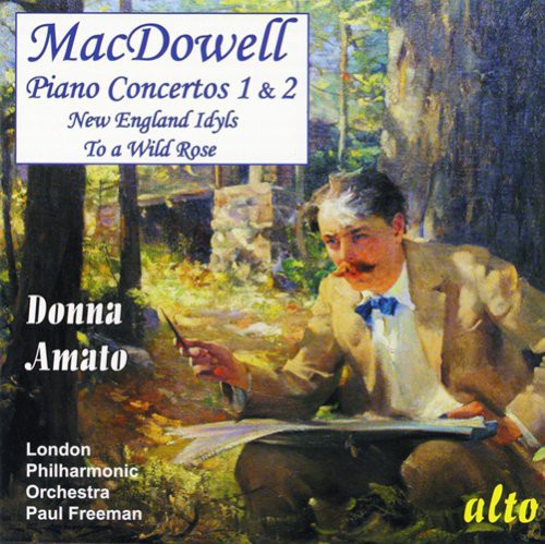 the album cover for Sonna Amato - Piano Concertos 1 & 2