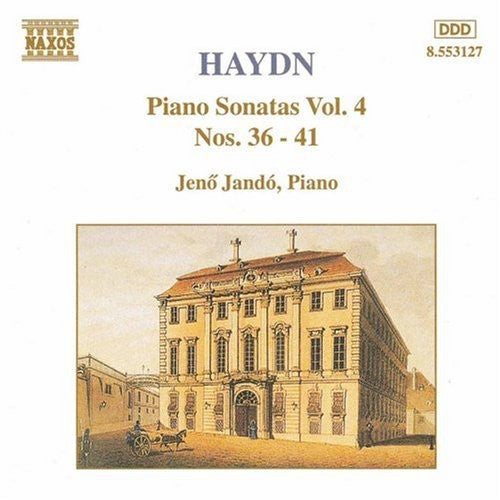 the album cover for JenÅ‘ JandÃ³ - Piano Sonatas 36-41