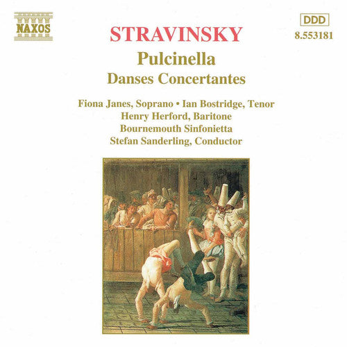 the album cover for Stefan Sanderling - Pulcinella