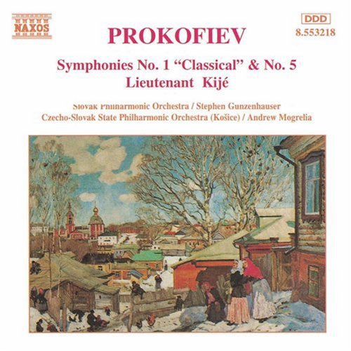 the album cover for Stephen Gunzenhauser - Symphonies 1 & 5