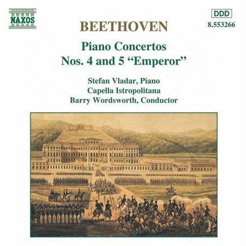 the album cover for Stefan Vladar - Piano Concertos 4 & 5