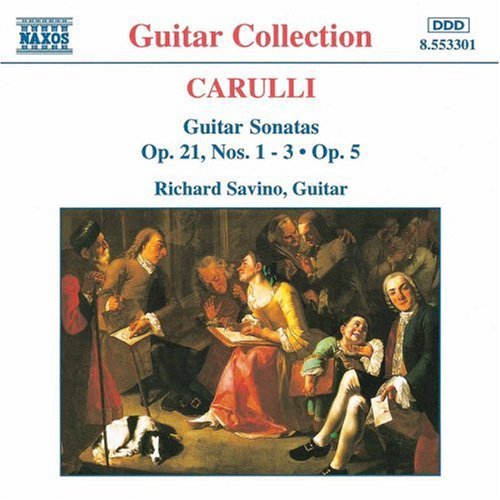the album cover for Richard Savino - Guitar Sonatas