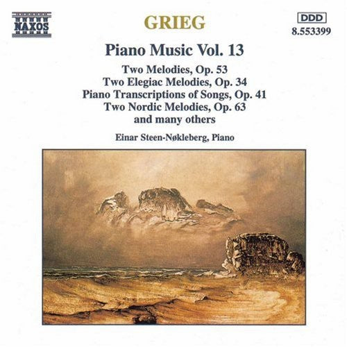 the album cover for Einar Steen-Nokleberg - Piano Music 13
