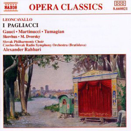 the album cover for R. LEONCAVALLO - I Pagliacci