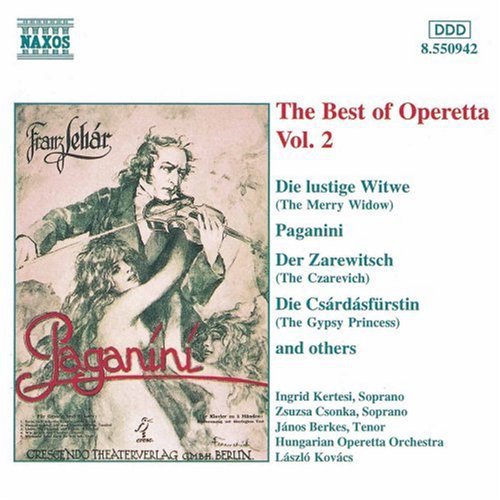the album cover for Zsuzsa Csonka - Best of Operetta 2 / Various