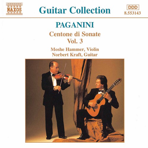 the album cover for Moshe Hammer - Centone Di Sonate 3