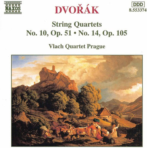 the album cover for Vlach Quartet Prague - String Quartets 10 & 14