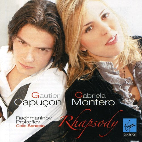the album cover for G Capucon G/Montero - Rhapsody: Cello Sonatas
