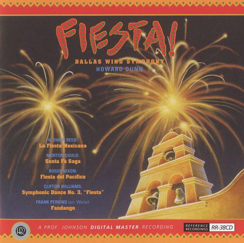 the album cover for Dallas Wind Symphony - Fiesta Mexicana / Santa Fe Saga