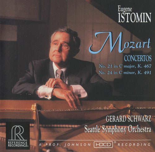 the album cover for Eugene Istomin - Piano Concertos 21 & 24