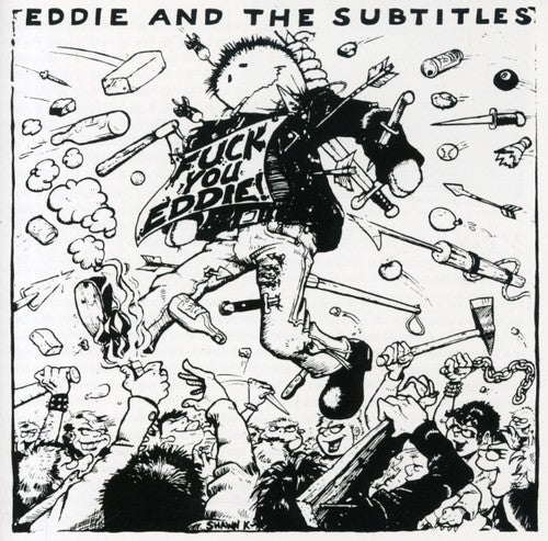 the album cover for Eddie & The Subtitles - Fuck You Eddie!