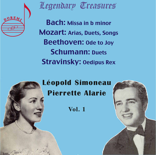 the album cover for Leopold Simoneau - Legendary Treasures 1