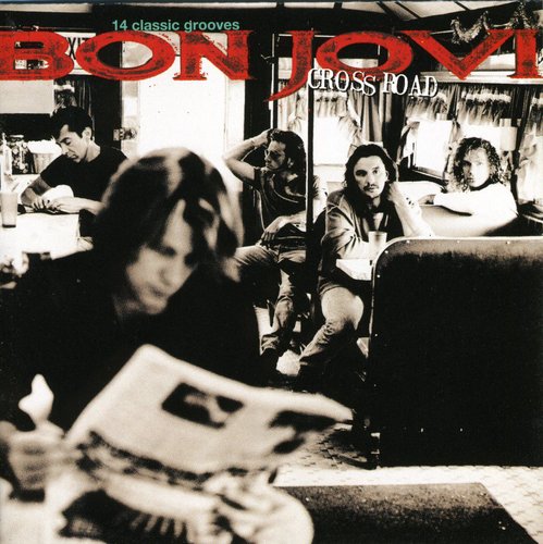 the album cover for Bon Jovi - Cross Road