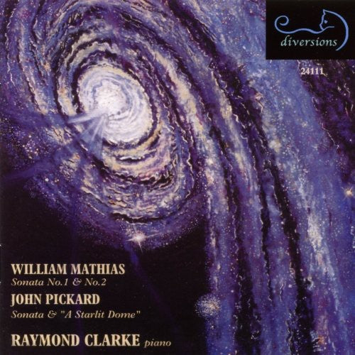 the album cover for Raymond Clarke - Sonata Nos 1 & 2 / Sonata / Starlit Dome
