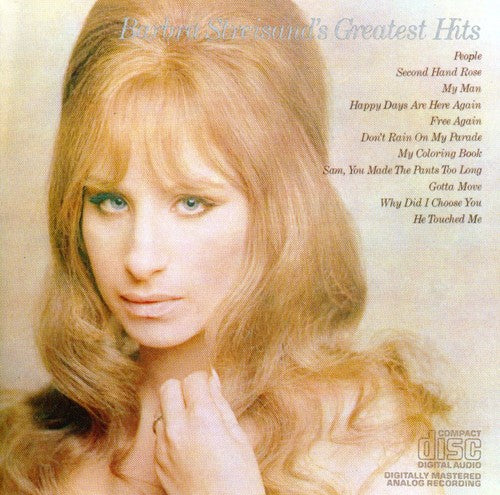 the album cover for Barbra Streisand - Greatest Hits