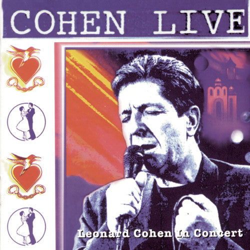 the album cover for Leonard Cohen - Cohen Live