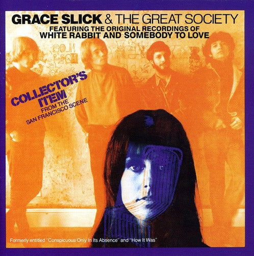the album cover for Grace Slick & Great Society - Grace Slick and The Great Society