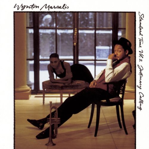 the album cover for Wynton Marsalis - Standard Time 2: Intimacy Calling