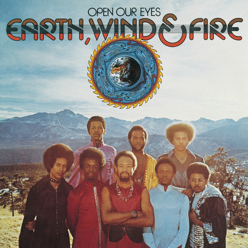 the album cover for Earth, Wind & Fire - Open Our Eyes