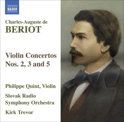 the album cover for Philippe Quint - Violin Concertos 2 3 & 5