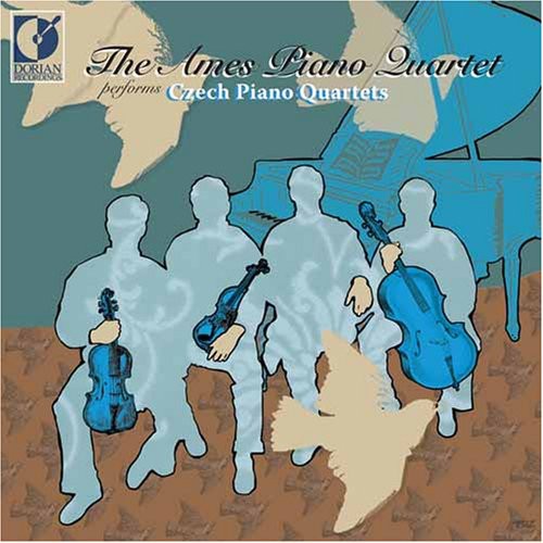 the album cover for The Ames Piano Quartet - Czech Piano Quartets: Music of Suk Novak & Martinu