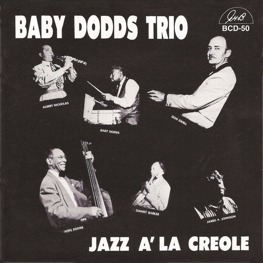 the album cover for Baby Dodds Trio - Jazz a la Creole