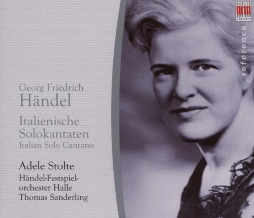 the album cover for G.F. Handel - Italian Solo Cantatas