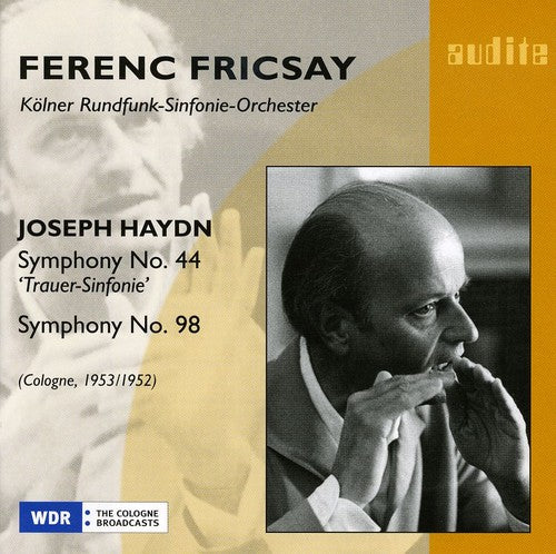 the album cover for J. HAYDN - Symphonies Nos 44 & 98