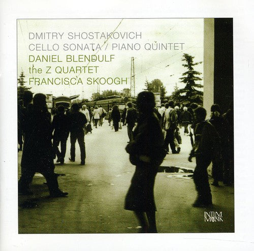 the album cover for D. SHOSTAKOVICH - Cello Sonata & Piano Quintet
