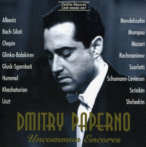 the album cover for DMITRY PAPERNO - Uncommon Encores