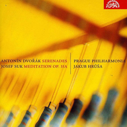 the album cover for Jakub HrÅ¯Å¡a - Serende in E Major for String Orchestra