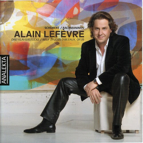 the album cover for Alain LefÃ¨vre - Klavierstucke-Etudes-Tableaux