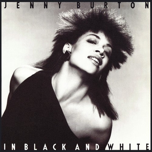 the album cover for Jenny Burton - In Black and White
