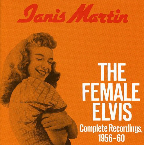 the album cover for Janis Martin - Female Elvis-Complete Recordi [Import]