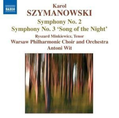 the album cover for Antoni Wit - Syms Nos 2 & 3