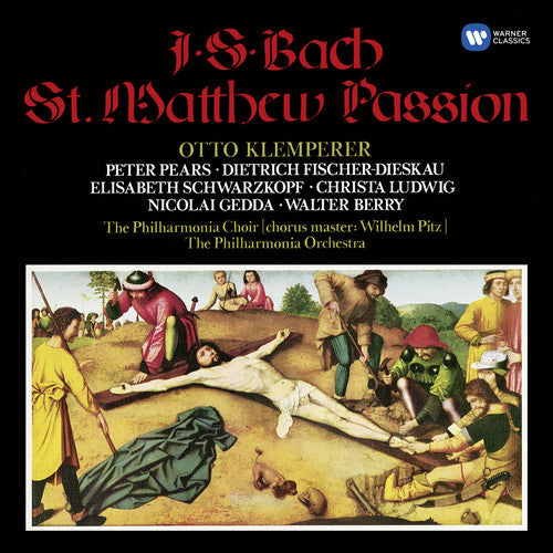 the album cover for Otto Klemperer - St Matthew Passion