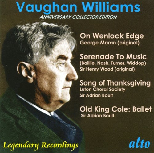 the album cover for Vaughan Williams - On Wenlock Edge: Serenade to Music