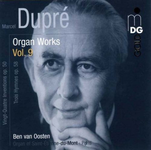 the album cover for M. DUPRE - Organ Works 9 / Vingt-Quatre Inventions Op 50