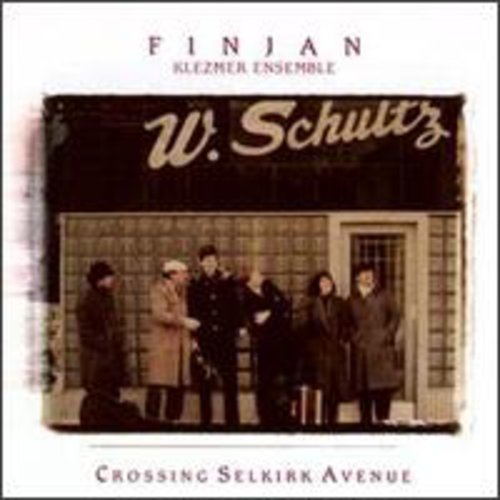 the album cover for Finjan Elezmer Ensemble - Crossing Selkirk Ave