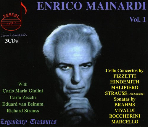 the album cover for Enrico Mainardi - Works for Cello & Orchestra 1