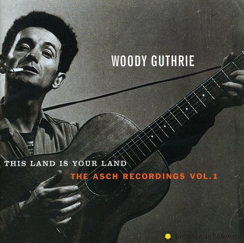 the album cover for Woody Guthrie - This Land Is Your Land 1