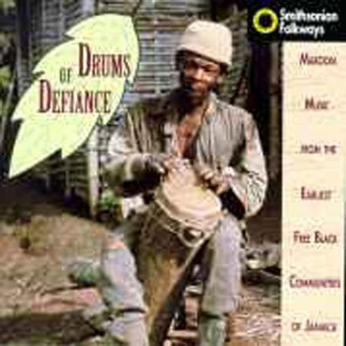 the album cover for Various Artists - Jamaican Drums of Defiance / Various