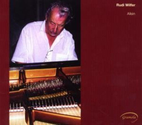 the album cover for Rudi Wilfer - Allein