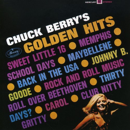 the album cover for Chuck Berry - Golden Rock Hits of Chuck Berry