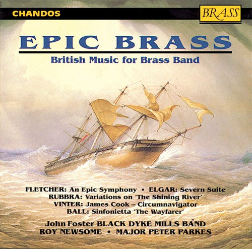 the album cover for The Black Dyke Mills Band - Epic Brass