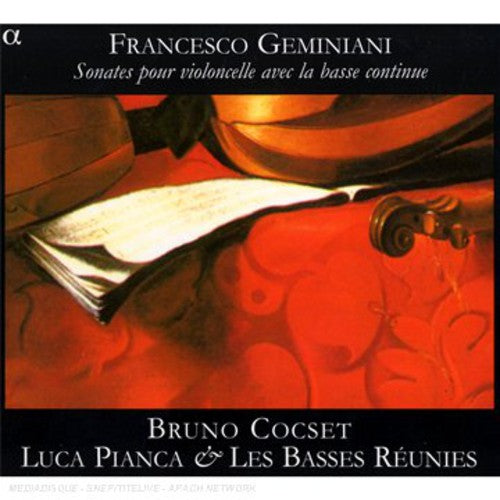 the album cover for Basses Reunies - Cello Sonatas Op 5 [Digipak]